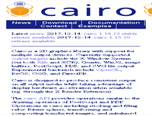 Tablet Screenshot of cairographics.org